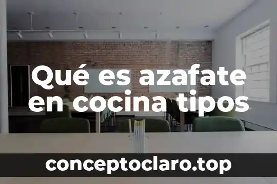 Qué es azafate en cocina tipos