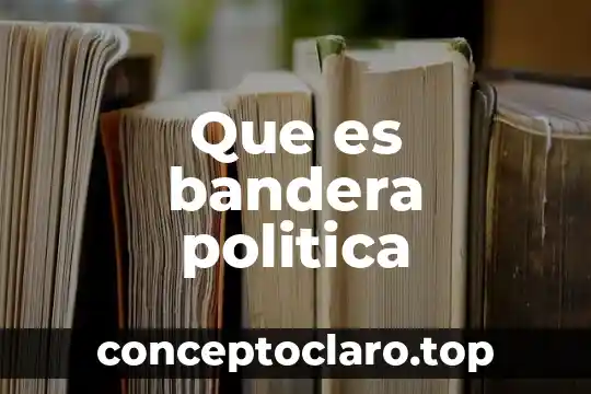 Que es bandera politica