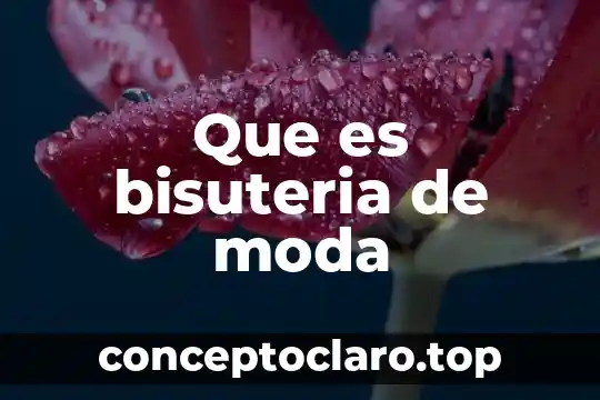 Que es la moda en todo los terminos 7 Que es bisuteria de moda