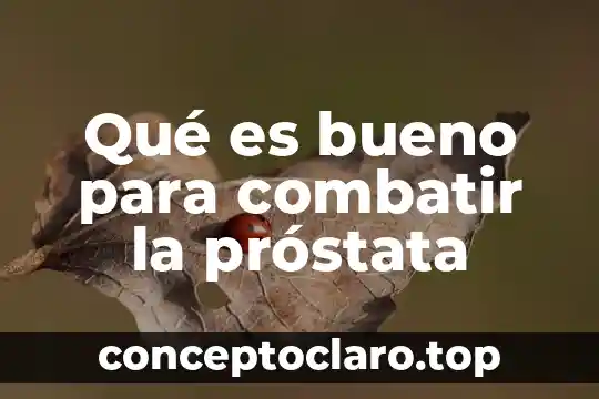 Que es bueno para combatir el diabetes 4 Qué es bueno para combatir la próstata