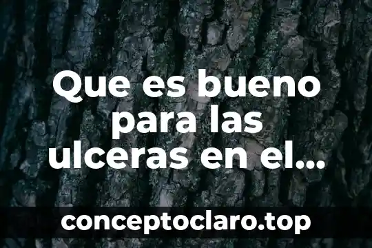 Que es bueno para las ulceras en el pie