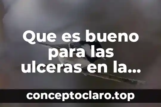 Que es bueno para las ulceras en la garganta