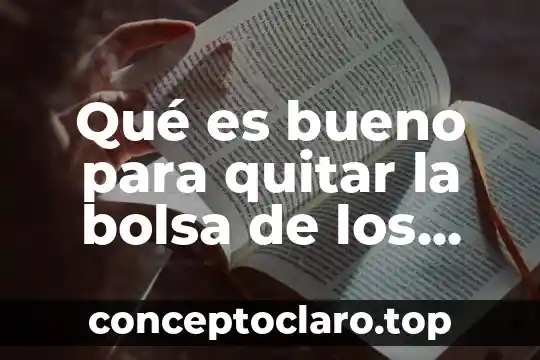 Qué es bueno para quitar los granos del cuerpo 3 Qué es bueno para quitar la bolsa de los ojos