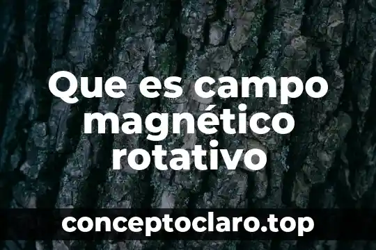 Que es un sensor magnetico de nivel de agua 3 Que es campo magnético rotativo