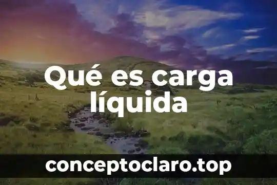 Qué es carga líquida