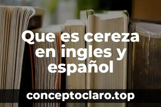 Que es gameplay en ingles 7 Que es cereza en ingles y español