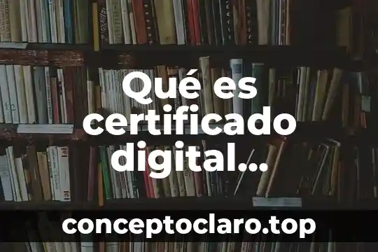 Que es didactica de la informatica 5 Qué es certificado digital informática