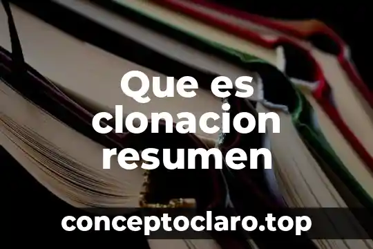Qué es vanadio resumen 3 Que es clonacion resumen