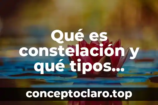 Qué es un nucleósido y qué elementos lo forman 5 Qué es constelación y qué tipos existen y cómo se forman