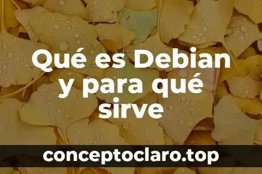 Que es la sangre de drago para que sirve 5 Qué es Debian y para qué sirve