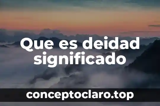 Que es sinalefa significado 6 Que es deidad significado