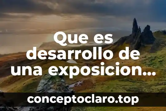 Que es desarrollo de una exposicion de alcoholismo