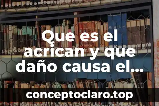 Que es significa sin causa legitima 8 Que es el acrican y que daño causa el fumador