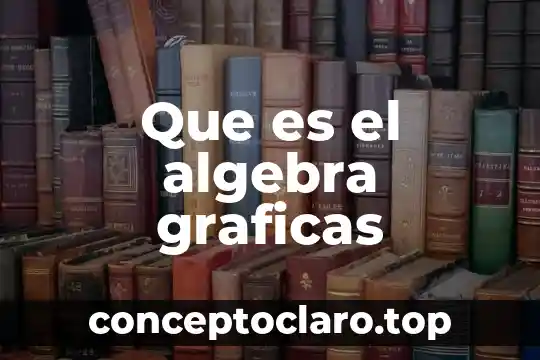 Que es el algebra graficas