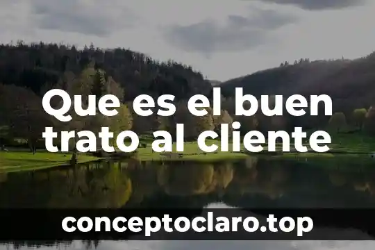 Qué es un buen desayuno y qué no resumen corto 7 Que es el buen trato al cliente