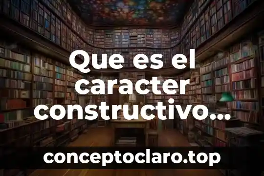 Que es el caracter constructivo del discurso psicologia social