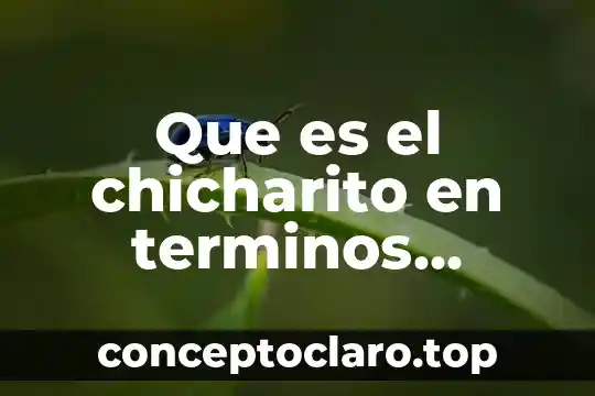 Que es el chicharito en terminos sexuales