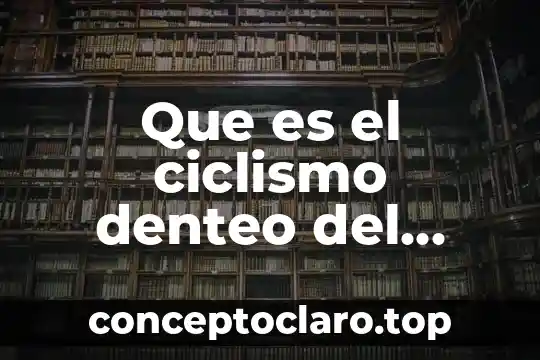 Que es el agua de vitriolo 3 Que es el ciclismo denteo del agua