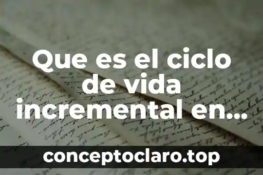 Qué es mejor administrador de sistemas o administrador de software 5 Que es el ciclo de vida incremental en el software