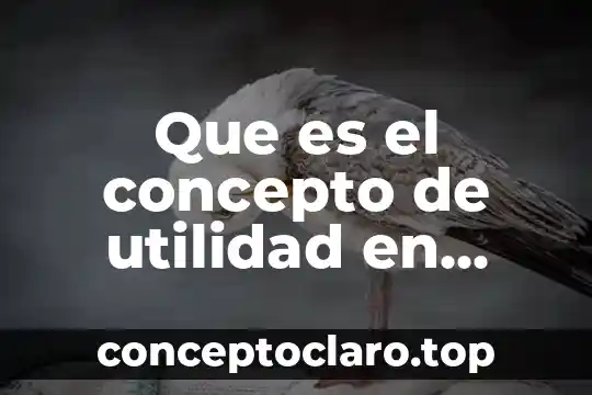 Que es el concepto de utilidad en contabilidad