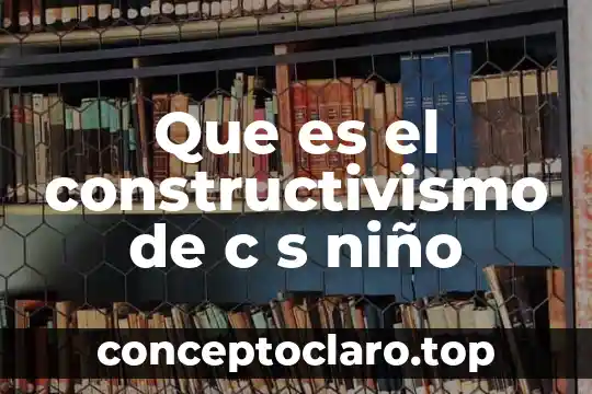 Que es un niño recien nacido de alto riesgo 8 Que es el constructivismo de c s niño