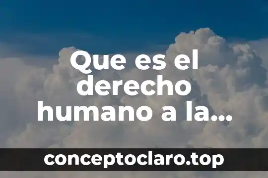 Que es el derecho humano a la propiedad