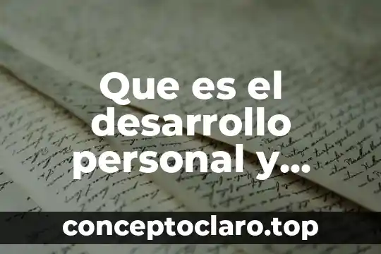 Que es la salud espiritual segun la oms 3 Que es el desarrollo personal y espiritual