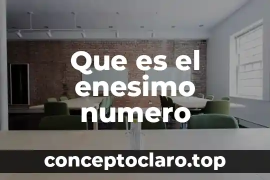 Que es el numero de siac 3 Que es el enesimo numero