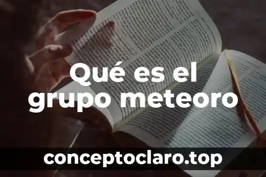 Que es la inmunidad de raza o grupo 4 Qué es el grupo meteoro