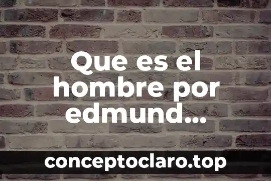 Que es el hombre por edmund hurssel