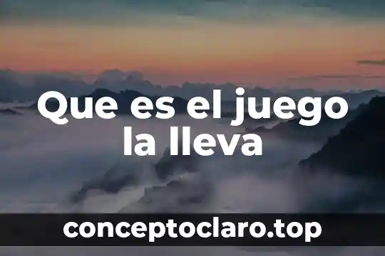 Qué es lo que lleva afuera un sobre de carta 6 Que es el juego la lleva