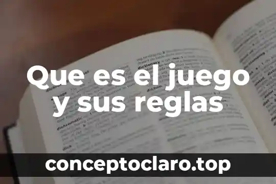 Que es de te receto un juego 3 Que es el juego y sus reglas