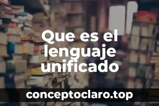 Que es el lenguaje unificado