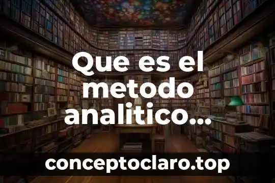 Que es el metodo analitico linguistico