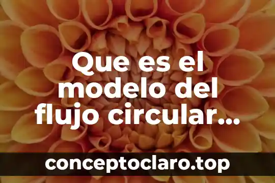 Que es el modelo del flujo circular de la renta