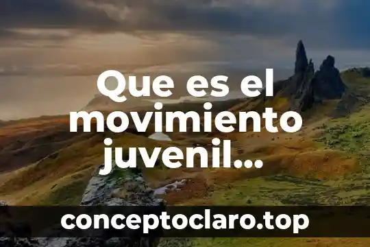 Que es el movimiento juvenil salesiano