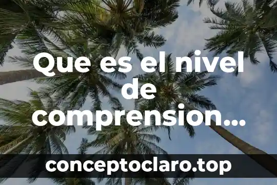 Que es comprension lectora segun ausel 3 Que es el nivel de comprension lectora