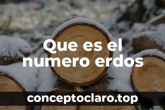 Que es el numero de siac 4 Que es el numero erdos
