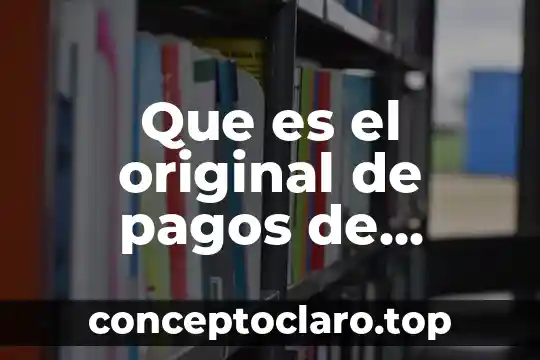 Que es un cronograma de pagos concepto 7 Que es el original de pagos de derechos ceneval