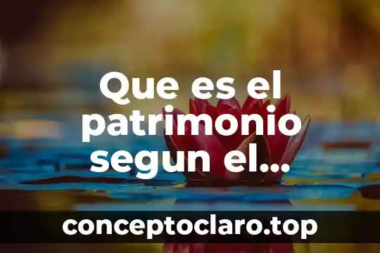 Que es el patrimonio segun el codigo civil