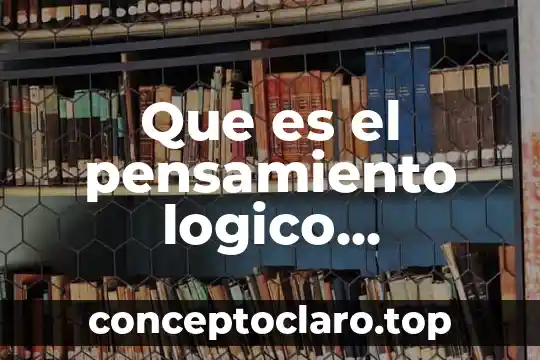 Que es el pensamiento logico matematico con niños con asperger