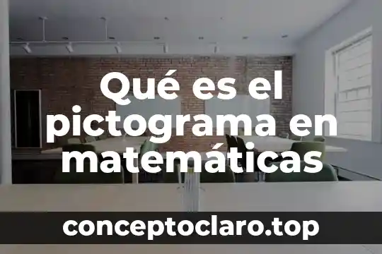Qué es el pictograma en matemáticas