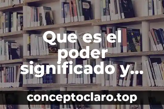 Que es tapiar significado 8 Que es el poder significado y concepto diapositivas