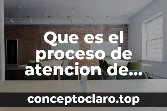 Que es el proceso de atencion de enfermeria
