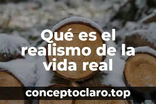 Que es realismo politico y sus valores 4 Qué es el realismo de la vida real