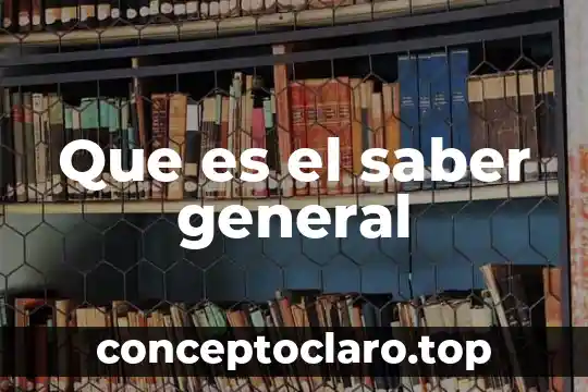 Como saber que es una señal del universo 6 Que es el saber general