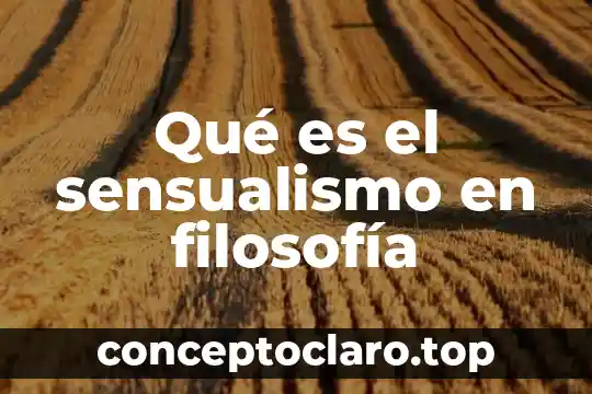 Metodologia filosofia que es 8 Qué es el sensualismo en filosofía
