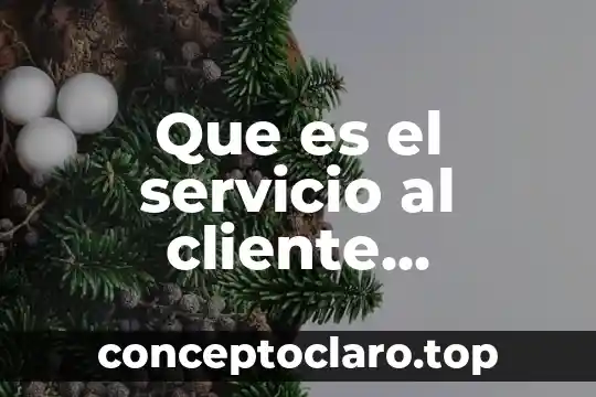 Que es el servicio al cliente definicion