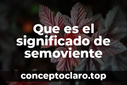 Que es ciego y siego significado 8 Que es el significado de semoviente