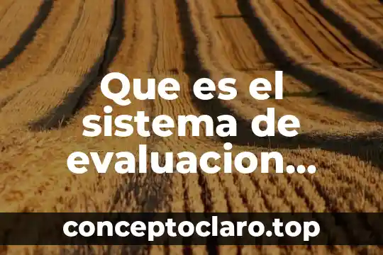Que es el sistema de evaluacion permanente